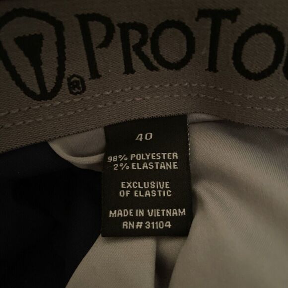 Pro Tour Mens Activewear Golf Shorts , Size 40, Navy - Picture 7 of 7